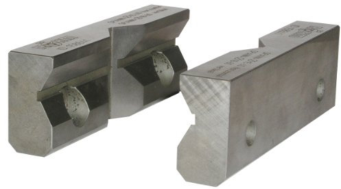 RÖHM 158641 Typ 726–52 PB horizontale und vertikale v-jaw Set für rkz-m nc-compact 4,17 Vises, 125 mm Breite x 40 mm Höhe x 20 mm Stärke