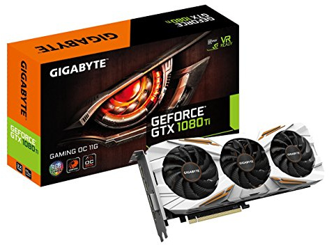 Gigabyte GeForce GTX 1080 Ti Gaming OC 11GB Graphic Cards N108TGAMINGOC-11GD (Renewed)