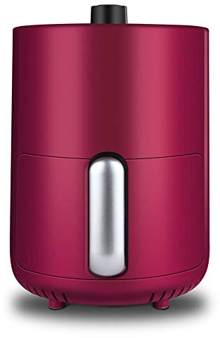 Xyanzi dianzhuguo 1.5L Air Fryer, for Healthy Low Fat Cooking With Adjustable Temperature Control And Timer 900W – Wine Red/black/white (color : Red)