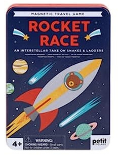Petit Collage Rocket Race Magnetisches Reisespiel, 0810073341128