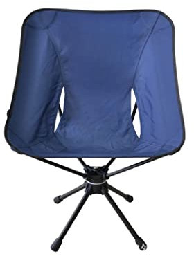UTOQIA Klappstühle Camping Campingstuhl 360 ° Drehbarer Klappstuhl Angeln Campingstühle Klappsitz Leichter Outdoor Campingstuhl Tragbarer Stuhl Angelstuhl Camping Stuhl (Color : Blu)