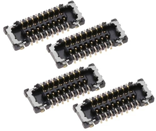 4pcs Micro SD Card Reader FPC Male Socket 16 Pins Compatible with Nintendo Switch Motherboard Replacement Accessories (EN3_EMT_85)