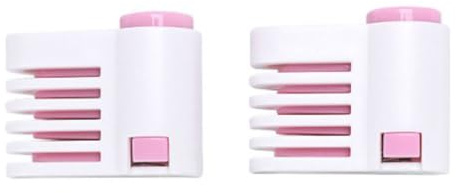 TopHomer 2Pcs DIY Cake Slicer, Stratification Auxiliary, Bread Slice, Toast Cut, 5 Layers Leveler Slicer, Kitchen Fixator Tool (Pink)