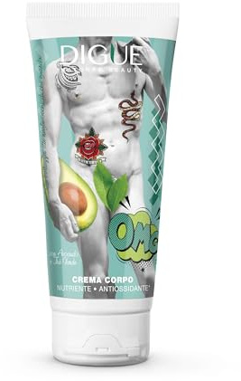 DIGUE Crema Corpo Idratante, Nutriente, Lenitiva, Riparatrice | Bio, Superfood, Made in Italy | Per Pelle Secca, Sensibile, Tatuata | Testata al Nickel - Assorbimento Rapido | 200 ml