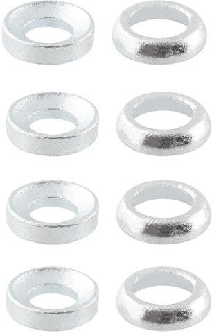 4Sets Aluminium M6 Bremse Unterlegscheiben Spacer für Mountainbike Fahrrad | konkave konvexe Scheibenbremsen Unterlegscheibe
