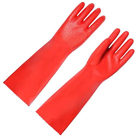 TOKIDNY Long Dishwashing Gloves Thicken Kitchen Cleaning Gloves Non-slip Food Grade Comfortable for Daily Use