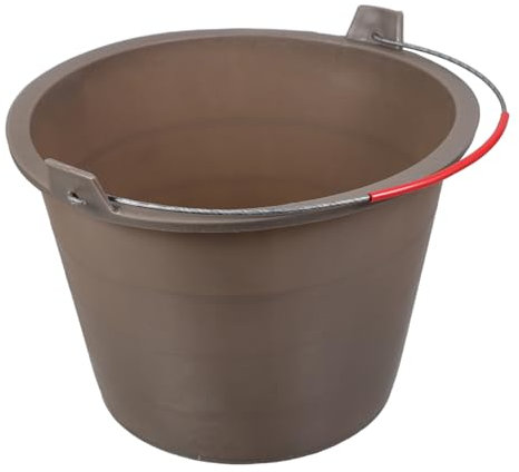 SOESFOUFU Secchio Di Plastica Spesso Per Cemento Con Maniglia Secchio Vuoto Multiuso Per Cantieri e Uso Domestico Robusto e Durevole Con Gancio Per Sabbia e Calcestruzzo