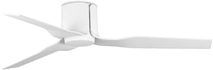OLS Original / MICA/Ventilateur de plafond blanc sans lumière, Ø132 cm/Ultra Silencieux, basse consommation, 6 Vitesses, Télécommande, Été-Hiver, minuterie