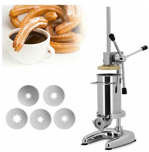 TAIPINGOZ Insaccatrice, Insaccatrice Manuale per Salsicce, Riempitrice Manuale in Acciaio Inossidabile for ristoranti e panetterie(2l)