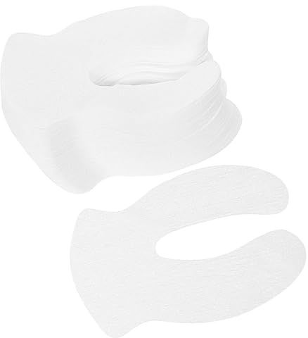 VALICLUD Patchs Oculaires en Coton Jetables 1000 Pièces Fin Hydratant Visage Soins des Yeux pour Adultes Usage Quotidien