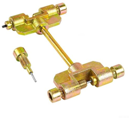 Herramienta de extracción de cadena de distribución de motocicleta con doble función para extracción e instalación de pasadores de cadena, incluye juego de accesorios (B)