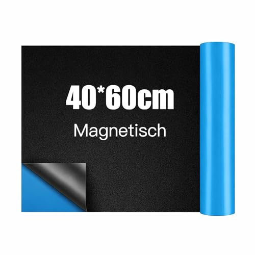 Bordsfolie magnetisk självhäftande 40 × 60 cm, tavelfolie magnetisk självhäftande för vägg, kök, kontor och barnrum, kan skäras till storlek och avlägsnas utan rester (B40 x H 60 cm)