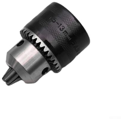 Portabrocas para mini torno de metal con eje cónico MT2, capacidad de 5/64 a 1/2 pulgadas, incluye llave para cono Jacobs #33