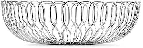 Georg Jensen Brotkörbe 22 cm, Edelstahl, Stainless Steel 26.3 x 26.3 x 8.5 cm