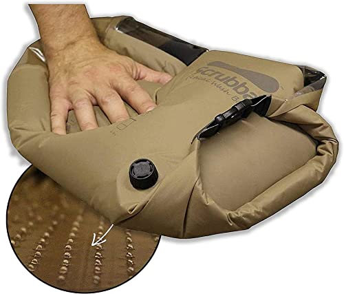 Scrubba TACTICAL Waschbeutel – Tragbare Waschmaschine – Handwaschmaschine für Reisen, Outdoor, Camping, Kleidung – Mit Waschmittel oder Handseife – Camping Zubehör – 160g