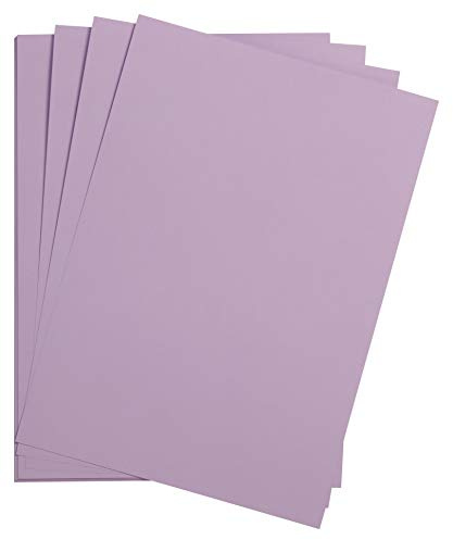 Clairefontaine 975577C Packung mit 25 Bastelkartons Maya, 185g, DIN A2, 42 x 59,4 cm, 1 Pack, lila