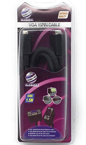 Mini max- Monitor Cable - VGA d-sub 15 pin male 150 cm