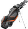WILSON Golf 2019 Mens X31 Complete Steel Shaft Package Set Stand Bag - RH Steel Stand Bag Black/Grey/Orange