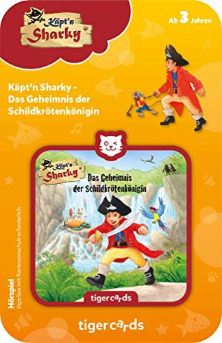 tigermedia tigercard Käpt'n Sharky Das Geheimnis der Schildkrötenkönigin Abenteuer Reisen Kinder Geschichten tigerbox Hörbox Hörspiel Hörbuch