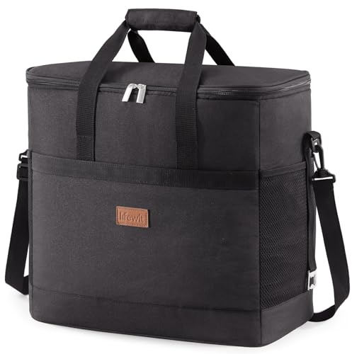 Lifewit Kylväska mjuk med hårt foder, stor isolerad picknick lunchväska låda mjuk kylväska för camping/grill/familj utomhusaktiviteter 20L/30L/40L