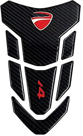 Almohadilla Para Tanque De Motocicleta Funda Protectora De Fibra De Carbono Para Motocicleta Pegatina De Carreras Para D&UCATI V2 V4 959 Tanque De Aceite Combustible De Gel Almohadilla De Hueso De Pe
