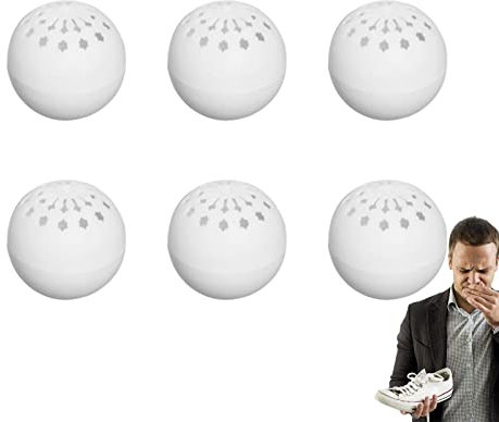 Kongou 6 Boules Désodorisantes Pour Chaussures, Thé Vert, Réutilisables, Pour Baskets et Casiers