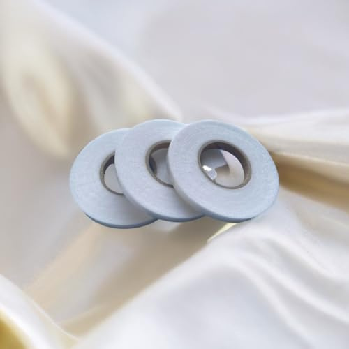 SUNYUHUI textilklebeband saum band zum aufbügeln Weiß Nähen Zubehör Klebeband Tuch Bekleidung Schmelzbares Interlining DIY Zubehör Patchwork Futter Säume Klebeband Tuch (2.5CM1Roll(64Meter))