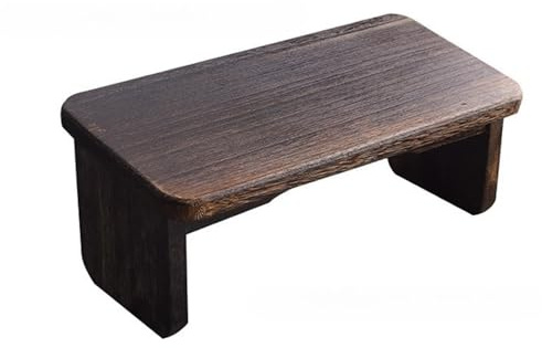 Banco De Meditación, Banco De Madera para Meditación Y Yoga, Taburete Plegable Ergonómico para Arrodillarse, Banco De Oración De Madera con Bisagras De Metal Duraderas