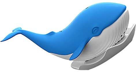 Alipis Whale Silicone Tea Strainer Loose Leaf Tea Infuser Creative Blue Steeper Brewing