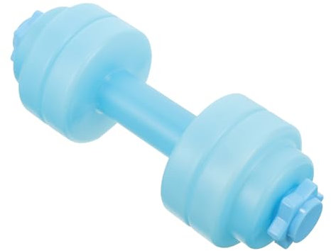 TOKIDNY Dumbbell Water Bottle for Sports Creative Dumbbell Modeling Water Bottle Large Capacity Outdoor Running Sports Supply Material for Gym and Outdoor Activities