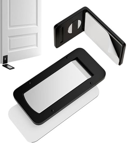 Manolyee Floor Door Stoppers | Windproof Door Stoppers - Aluminum Alloy Door Stopper Wall Protector, Strong Magnet Door Stop for Bathroom Door, Glass Door