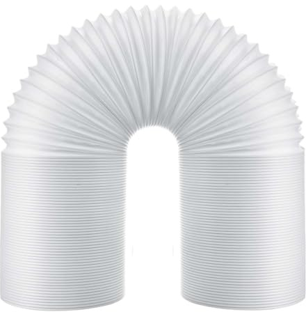 Portable Air Conditioner Hose - Replacement AC Vent Duct, Flexible Exhaust Pipe, Portable Air Conditioner Ventilation Hose System, Replacement Kit for Outdoor Floor Standing Cooling Accessories for
