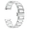 BINLUN Ersatz Armband Edelstahl Keramik Armband Poliert 12mm /14mm /18mm /20mm /22mm mit Butterfly Schnalle