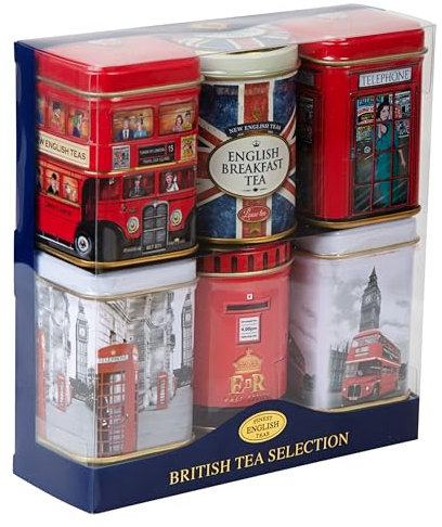 New English Teas British Mini Tin Tea Selection 140 g