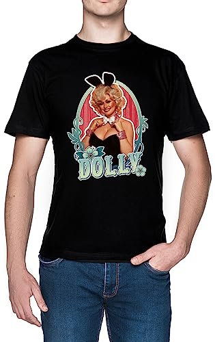 Dolly Parton Noir Homme T-Shirt Black Men's Tee