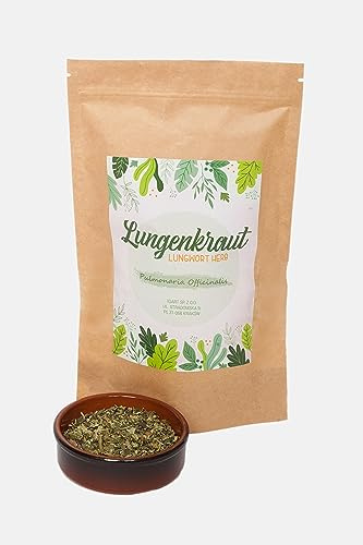 IGART Lungwort 100g | Erba di Lungwort | Pulmonaria Officinalis | Proprietà Curative Naturali | Aroma Delicato e Gusto Dolce | Ricco di Salute e Sapore