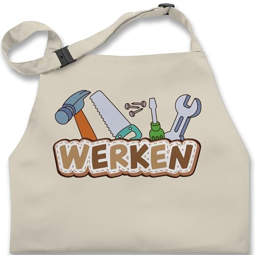 Shirtracer - Kinderschürze Schürze Kinder Jungen Mädchen - und Malschürze - Werken Werkunterricht Basteln