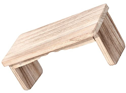 Milisten Meditationshocker Holz Klappbar rutschfest Kniemattenhocker Tragbar Mit Griff Für Buddha Meditation Und Gebet Stabiler Zen Hocker Für Erwachsenen Und Kinder