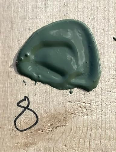 PrintGreen! Leinölfarbe - Innen-& Außenfarbe - Moosgrün - natürlicher Holzschutz - Made in Schweden - für Holz, Putz, Gips, Stein, Metall uvm. (1 Liter)