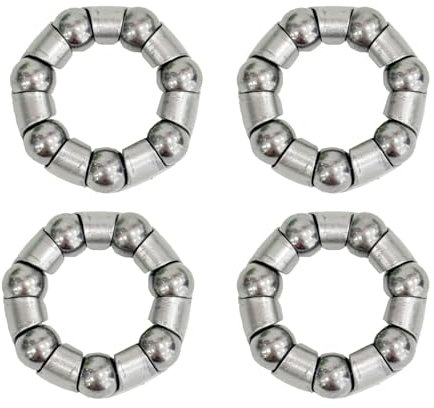 Bike Ball Bearing Mountain Bike Parts 5/21 X7 Balls, 4Pcs Bicycle Repair Accessories Rear Wheel Bracket