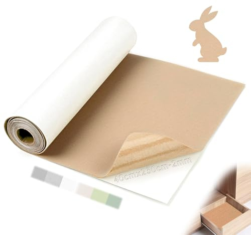 Mbsomnus filt självhäftande metervara 2 mm självhäftande filt självhäftande 230 x 40 cm filttyg beige filt metervara filtmatta för campare takhimmel tyg väggbeklädnad möbler lådmatta gör-det-själv