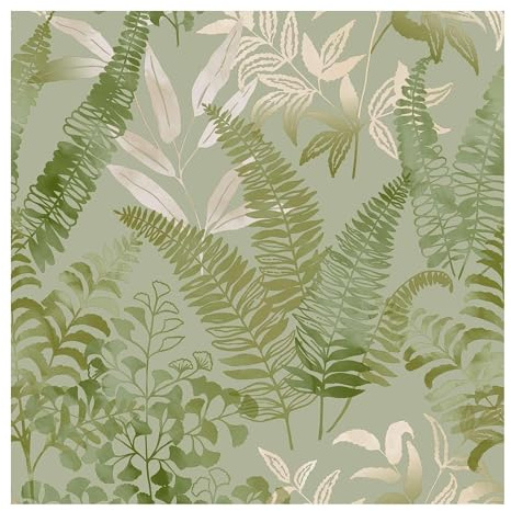 Superfresco Easy Temptation Fresh Green Wallpaper | Paste the Wall | Green Leaves | Eco-Friendly