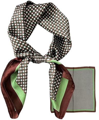 LEBOOBELL Damen 70 * 70cm Schal Quadratisch Bandana Tuch Seiden Schals Kopftuch Haarschmuck