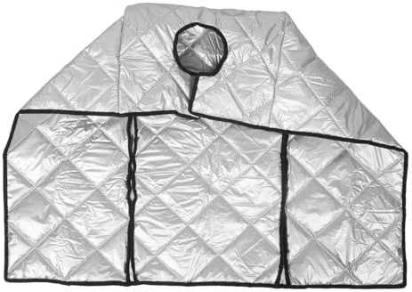 Cubierta para Calentador de Pared de Tela Oxford Plateada, Resistente al Polvo y Agua, Diseño Elegante para Uso Interior en Viviendas Contemporáneas
