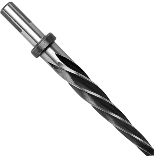Akfldms 3/4Inch Drill Bridge/Construction Reamer with 1/2In Chuck, HSS 3/4In Taper Bridge Reamer Bit Tool for Steel Metal Wood Easy Install Easy to Use