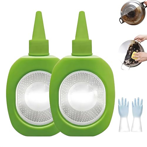 Détachant et dégraissant pour fonds de casseroles — Nettoyant surpuissant pour ustensiles de cuisson: élimine taches de brûlé,résidus noirs et rouille sur casseroles et plaques de cuisson (2Pièce)