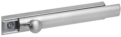 Defender Security U 10306 Prime Line Slide Bolt, 4 in, Solid, Brass, 4 Inches