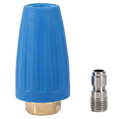 3000 Psi Rotating Spray Turbo Boquilla Para Limpiador De Coche De Alta Presión Accesorio Para Pistola 1/4 Conexión Rápida (Tamaño : 4)