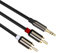SYSTEM-S - Cavo audio RCA maschio a jack AUX da 3,5 mm, 10 m