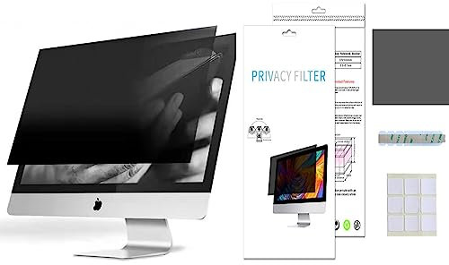 EAMOM Écran confidentialité pour Ordinateur 24 Pouces Film Protecteur Anti-Rayures Filtre pour Moniteur d'ordinateur à écran Large 16:9 pour HP/Dell/Acer (Color : Pet, Size : 24inch/53.1x29.8cm)